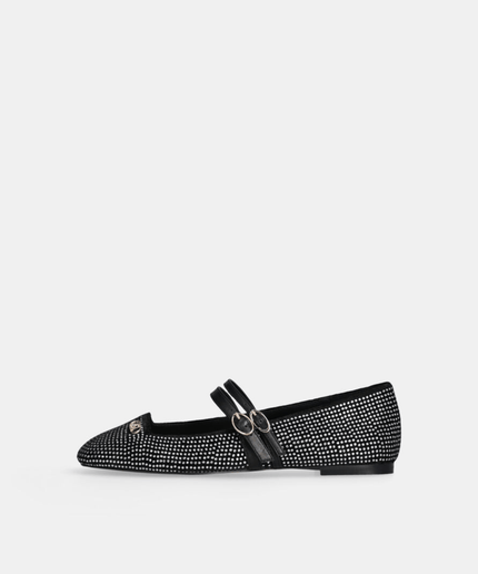 Ballerina nera full strass - Piedi Folli