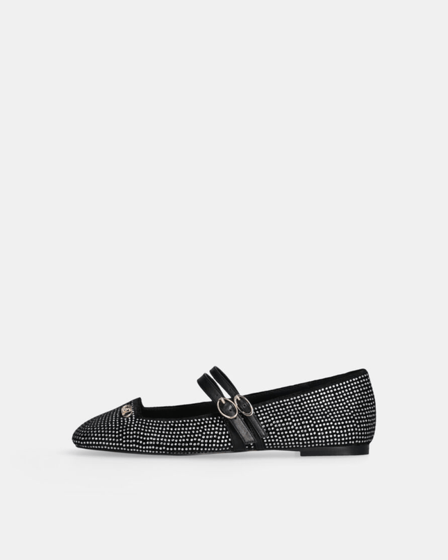 Ballerina nera full strass - Piedi Folli
