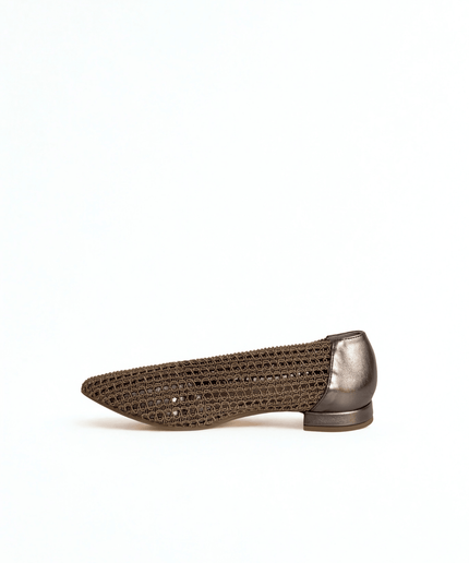 Ballerina traforata bronzo - Piedi Folli