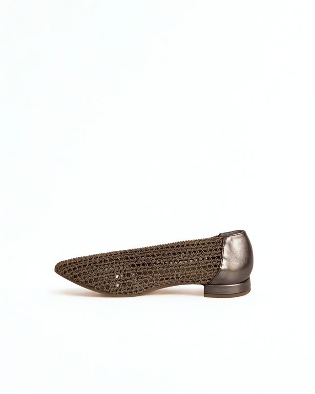 Ballerina traforata bronzo - Piedi Folli