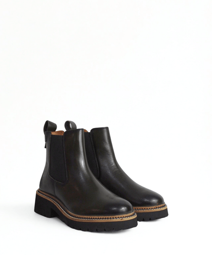 Beatles in pelle olive - Piedi Folli