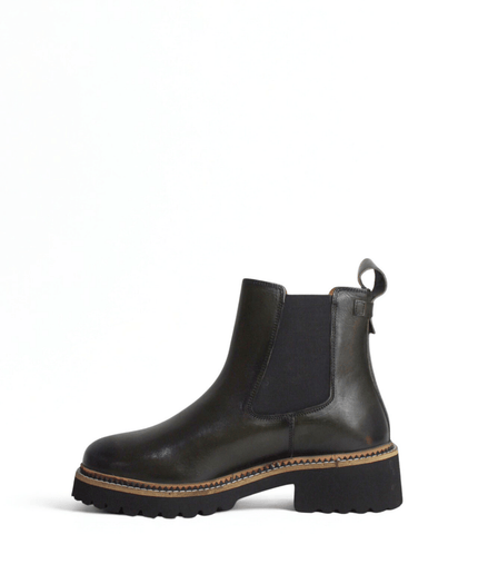 Beatles in pelle olive - Piedi Folli