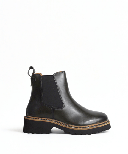 Beatles in pelle olive - Piedi Folli