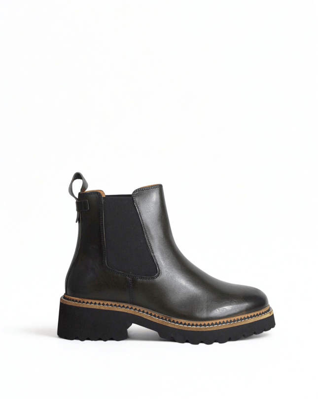 Beatles in pelle olive - Piedi Folli