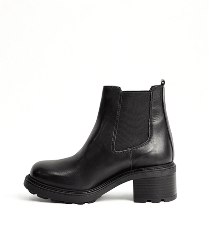 Beatles nero in pelle - Piedi Folli