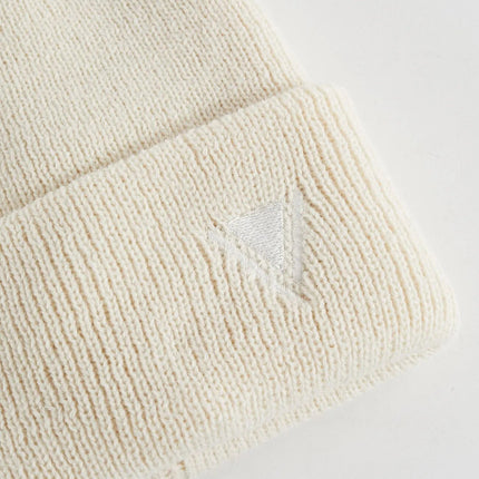 Berretto beanie bianco in maglia - Piedi Folli