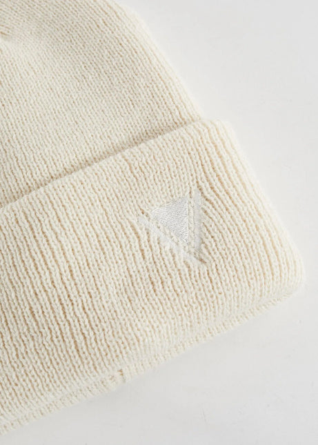 Berretto beanie bianco in maglia - Piedi Folli