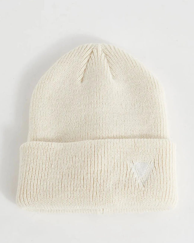 Berretto beanie bianco in maglia - Piedi Folli