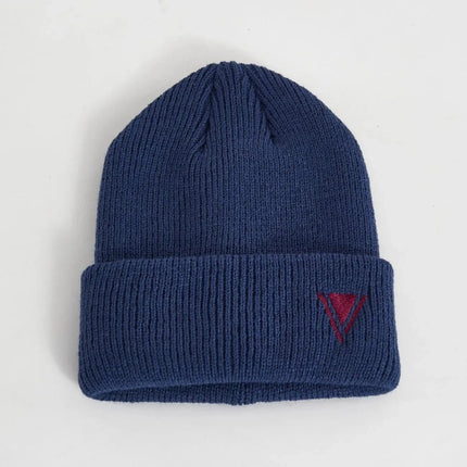 Berretto beanie blu in maglia - Piedi Folli