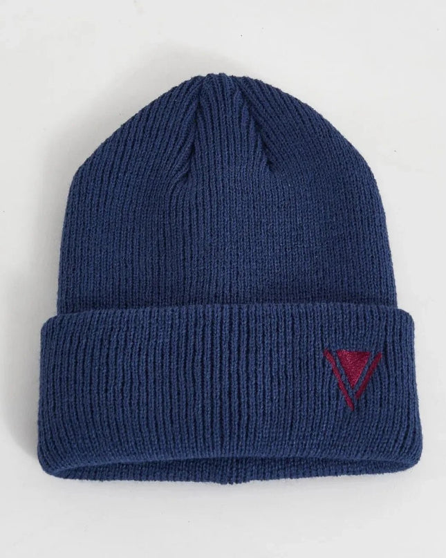 Berretto beanie blu in maglia - Piedi Folli