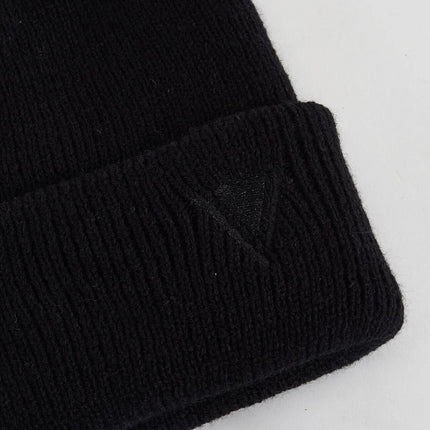 Berretto beanie nero in maglia - Piedi Folli