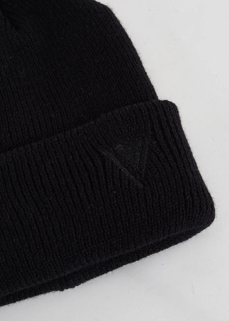 Berretto beanie nero in maglia - Piedi Folli