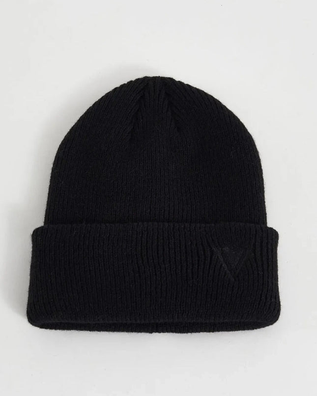 Berretto beanie nero in maglia - Piedi Folli