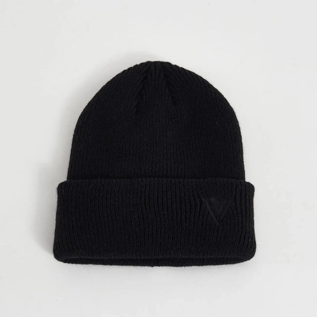 Berretto beanie nero in maglia - Piedi Folli