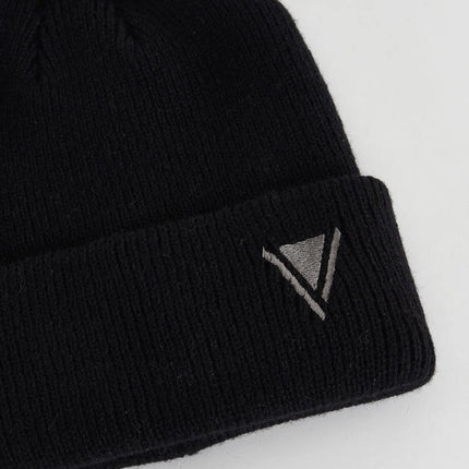 Berretto beanie nero in maglia - Piedi Folli