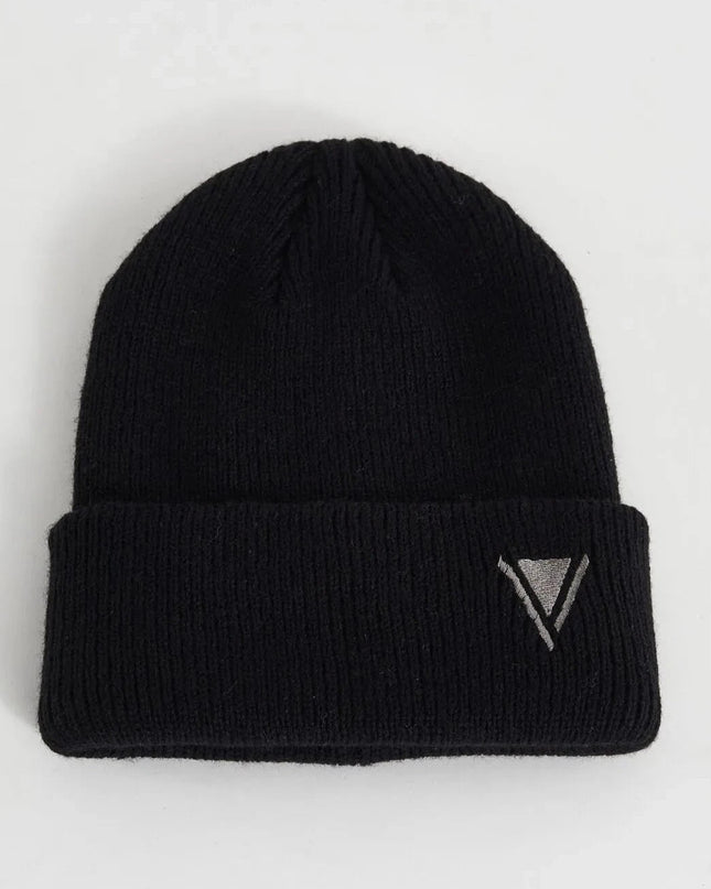 Berretto beanie nero in maglia - Piedi Folli