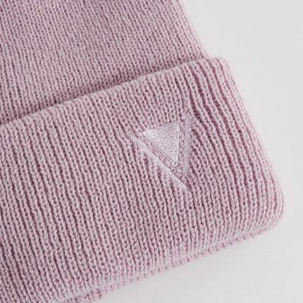 Berretto beanie rosa in maglia - Piedi Folli