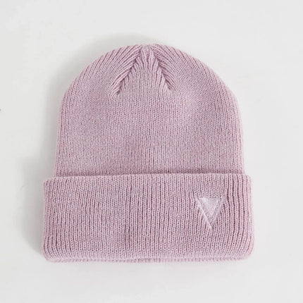 Berretto beanie rosa in maglia - Piedi Folli