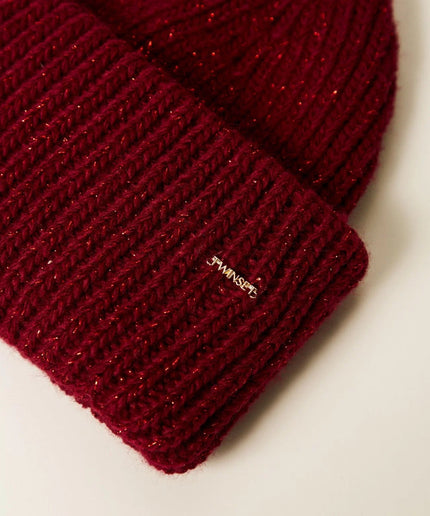 Berretto in maglia con lurex - Piedi Folli