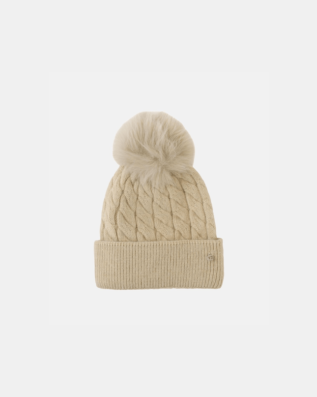 Berretto in maglia con Pompon - Piedi Folli