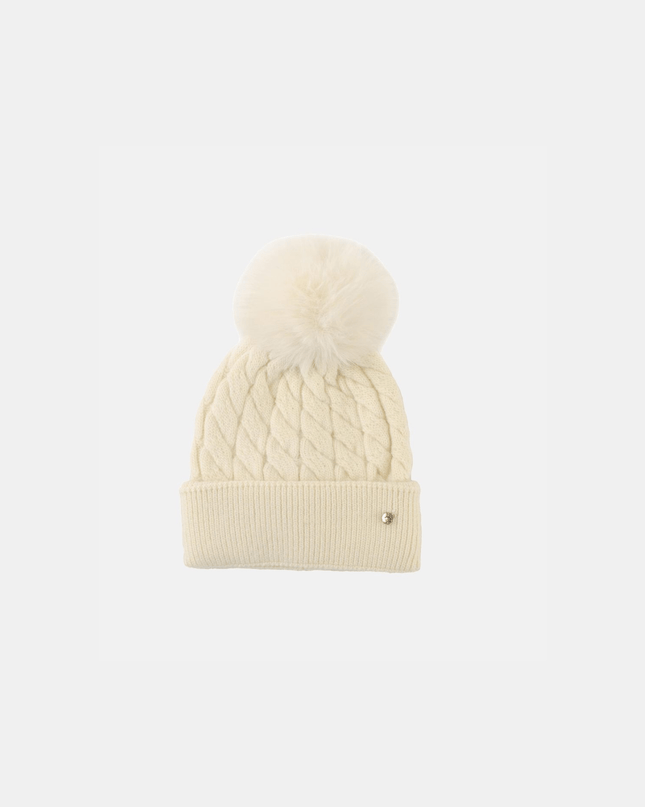 Berretto in maglia con Pompon - Piedi Folli