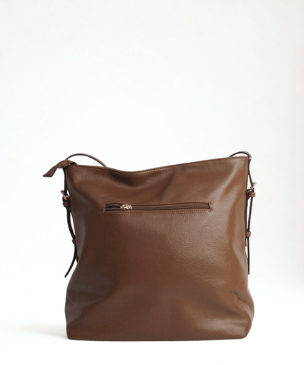 Borsa a sacca in pelle scamoscata - Piedi Folli