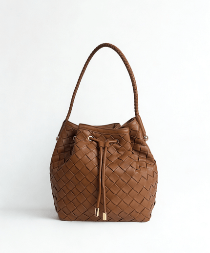 Borsa a secchiello cuoio - Piedi Folli