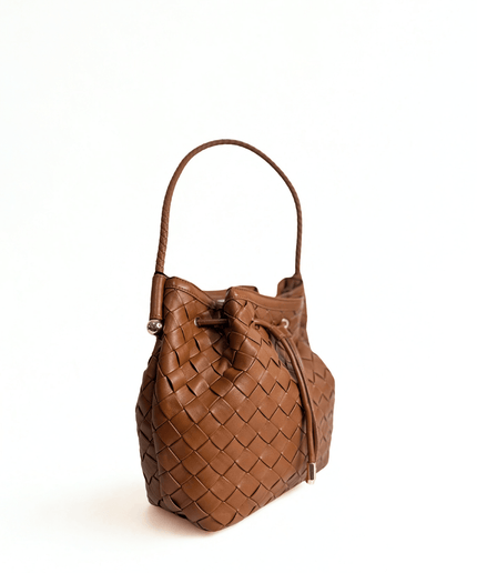 Borsa a secchiello cuoio - Piedi Folli