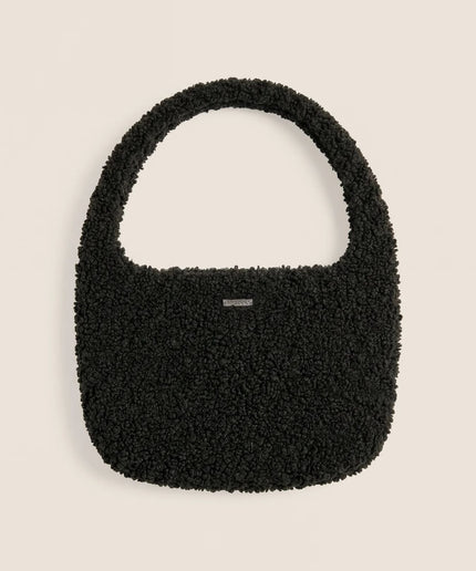 Borsa a Spalla in Pelliccia Sherpa - Piedi Folli