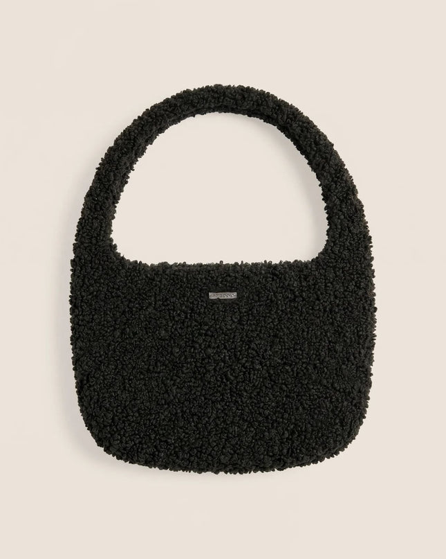 Borsa a Spalla in Pelliccia Sherpa - Piedi Folli