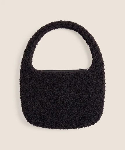 Borsa a Spalla in Pelliccia Sherpa - Piedi Folli