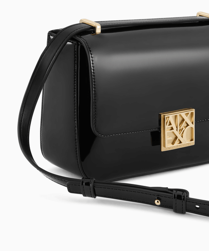 Borsa a tracolla piccola con logo - Piedi Folli