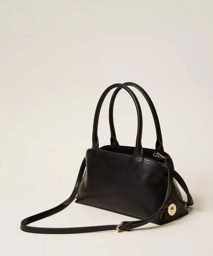 Borsa bauletto con pochette stampata - Piedi Folli