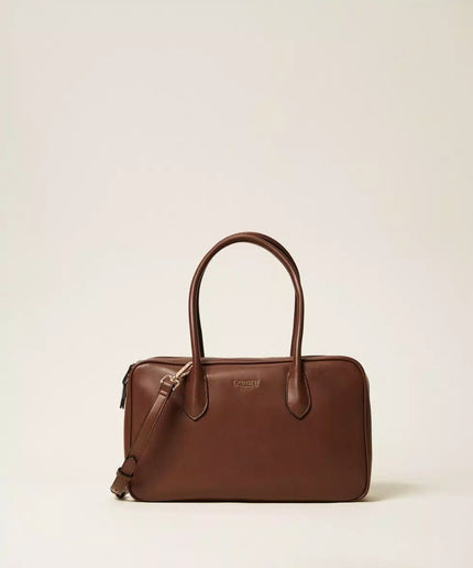 Borsa bauletto grande con logo - Piedi Folli