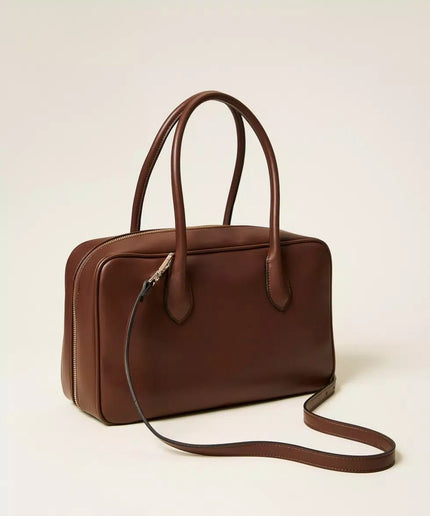Borsa bauletto grande con logo - Piedi Folli