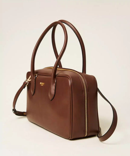 Borsa bauletto grande con logo - Piedi Folli