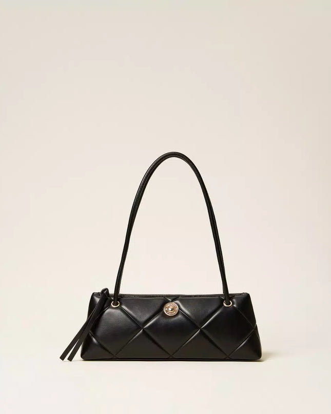 Borsa bauletto quilted con logo - Piedi Folli