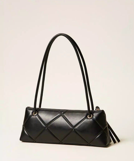 Borsa bauletto quilted con logo - Piedi Folli