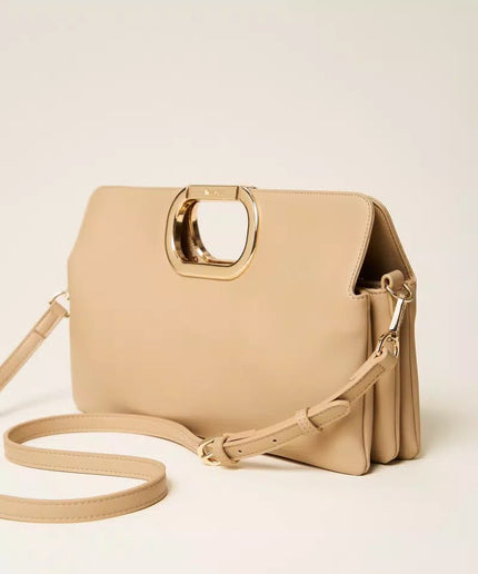 Borsa clutch Lila con manico logato - Piedi Folli