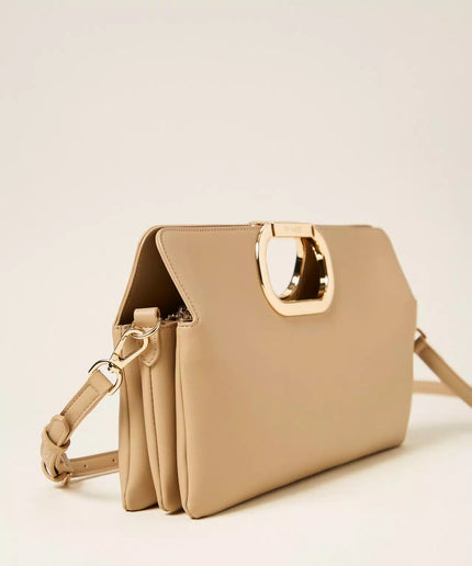 Borsa clutch Lila con manico logato - Piedi Folli