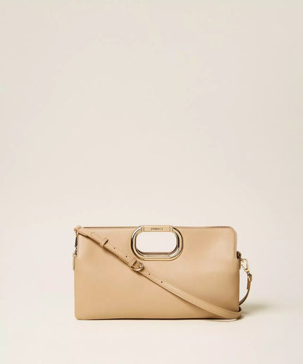 Borsa clutch Lila con manico logato - Piedi Folli