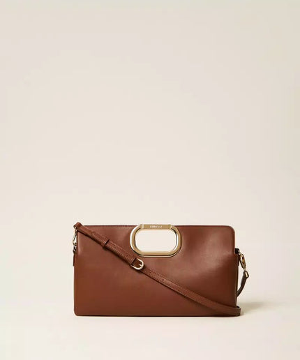 Borsa clutch Lila con manico logato - Piedi Folli