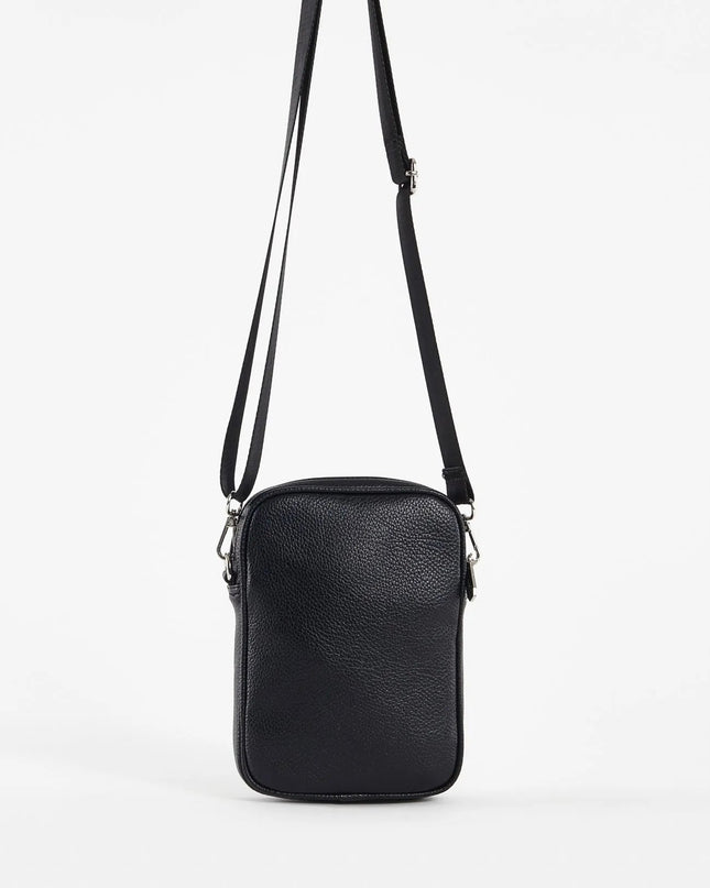 Borsa crossbody nera in similpelle - Piedi Folli