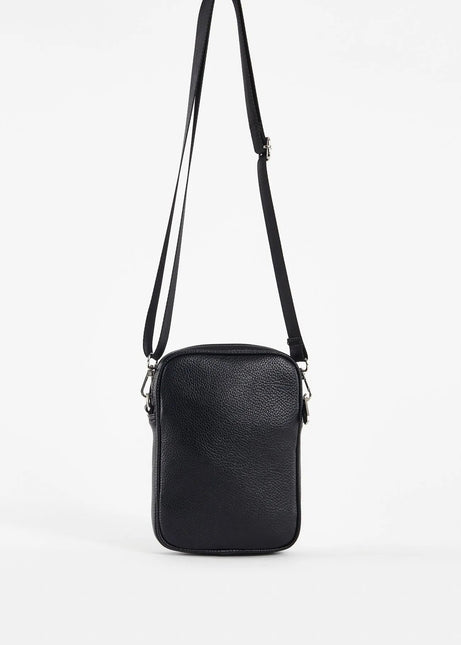 Borsa crossbody nera in similpelle - Piedi Folli