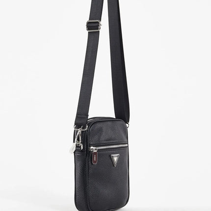 Borsa crossbody nera in similpelle - Piedi Folli