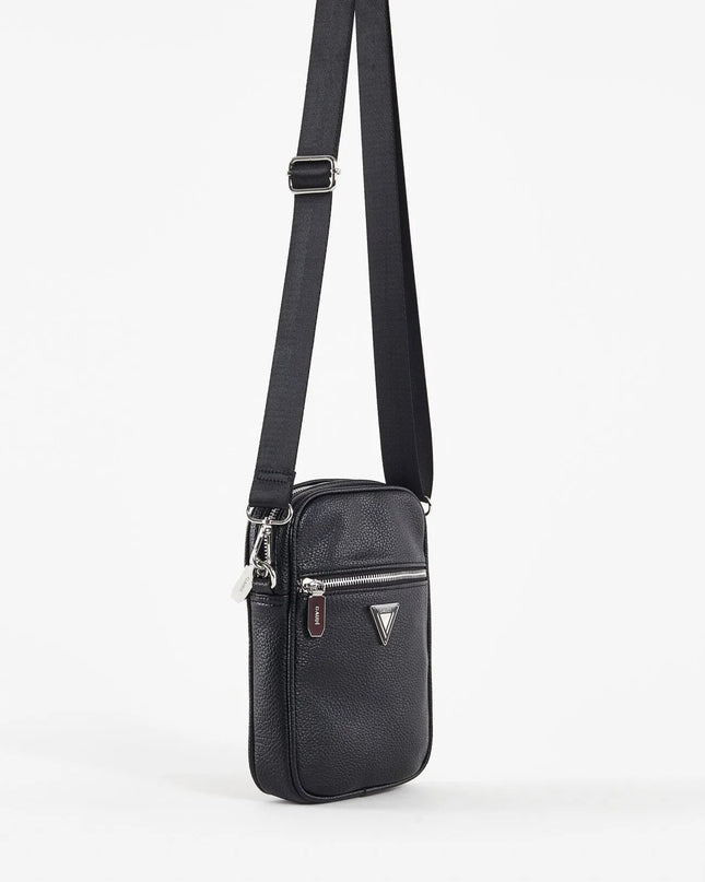 Borsa crossbody nera in similpelle - Piedi Folli