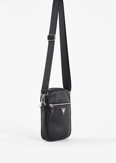 Borsa crossbody nera in similpelle - Piedi Folli