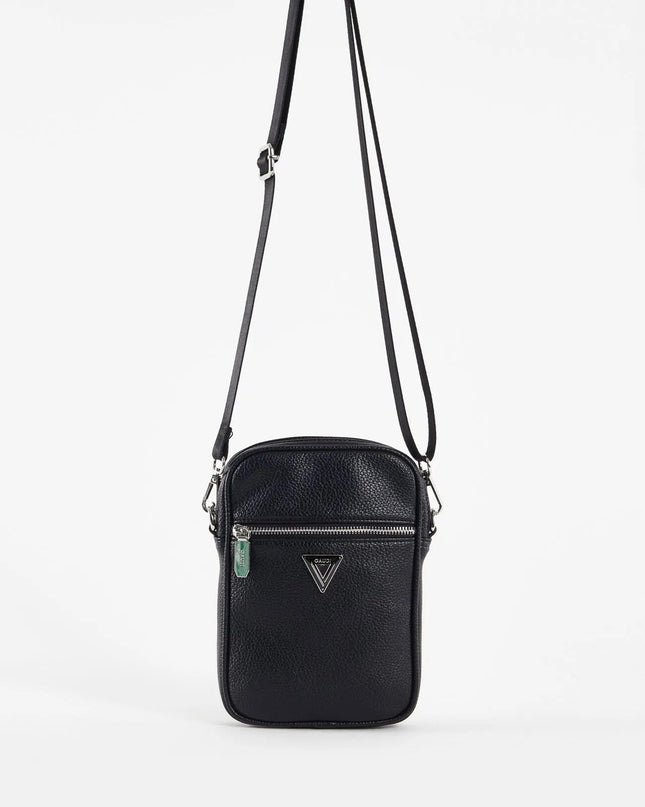 Borsa crossbody nera in similpelle - Piedi Folli