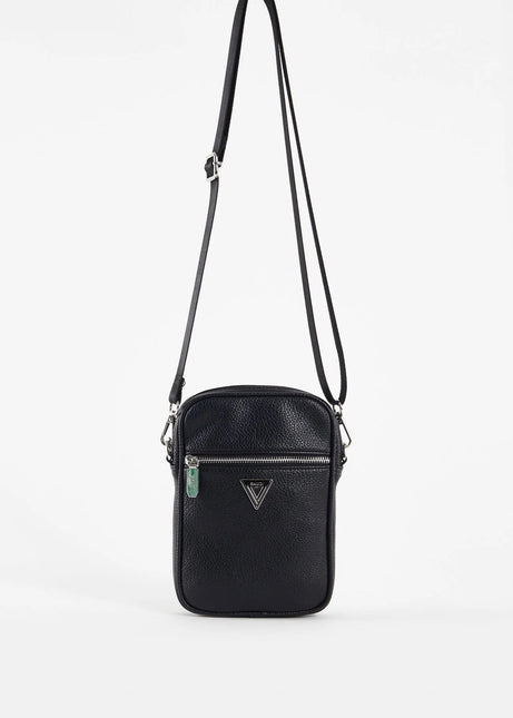 Borsa crossbody nera in similpelle - Piedi Folli