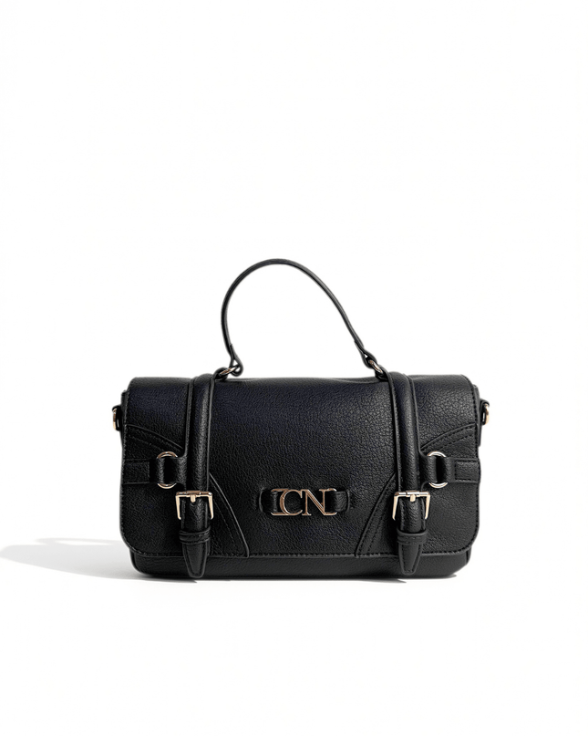 Borsa effetto grana nero - Piedi Folli